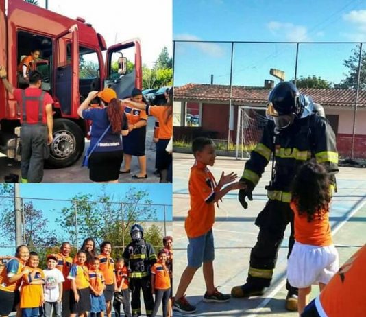 O Corpo de Bombeiros de São Paulo, faz um excelente trabalho social