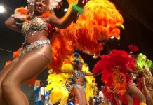“1º Festival anual brasileiro de carnaval em New Orleans”.