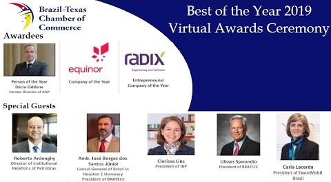 BRATECC CELEBRATES THE 2019 BEST OF THE YEAR VIRTUAL AWARDS HONORING DECIO ODDONE, EQUINOR AND RADIX.