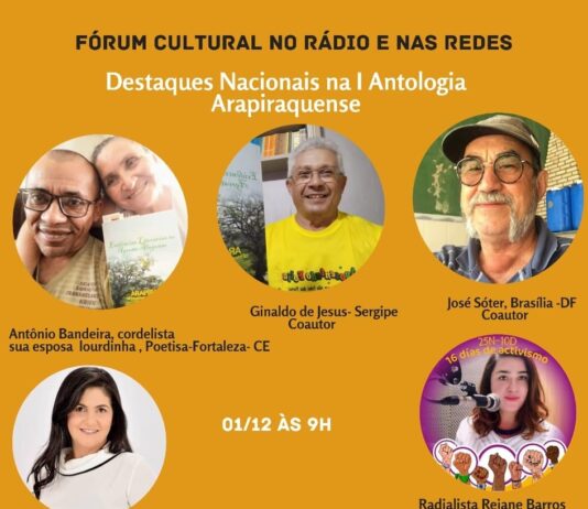 ARTE & CULTURA – O Fórum Cultural no Rádio e nas Redes.