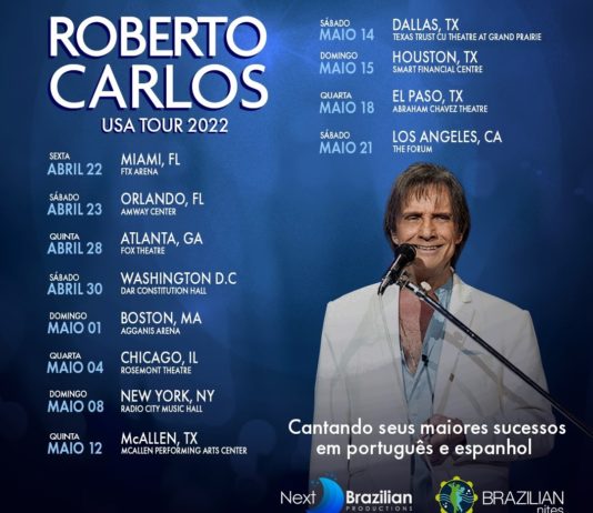 VOCÊ JÁ COMPROU O TICKETS, PARA O SHOW DO ROBERTO CARLOS NO TEXAS? DALLAS, HOUSTON, EL PASO E MCALLEN?