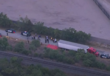 Tragédia, 51 mortos encontrados dentro de um caminhão em San Antonio, Texas.