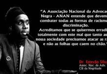 VIP – Dr. Estevão Silva – Presidente da Associação Nacional da Advocacia Negra – ANAN.