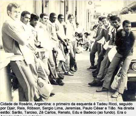 Resenha, sobre os goleiros, Jonas e Buttice, Jogadores do America dos anos 70.