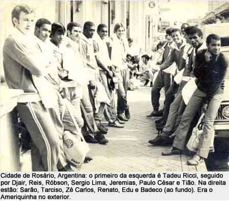 Resenha, sobre os goleiros, Jonas e Buttice, Jogadores do America dos anos 70.