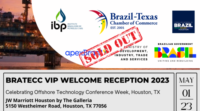 BRATECC – VIP WELCOME RECEPTION – OTC HOUSTON 2023.