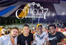 Com o CHICO 7 GRUPO DE SAMBA ninguém fica parado, a proposta musical e o repertório s de arrepiar.