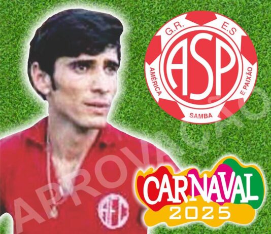 VIP – Eduardo Antunes Coimbra “Edu” – Simplesmente Edu, será o Enredo em 2025 da Escola de Samba, América Samba e Paixão.