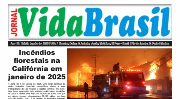 VEJAM A PRIMEIRA EDIÇÃO DE 2025, PÁGINA POR PÁGINA, DO NOSSO JORNAL VIDA BRASIL TEXAS.