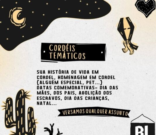 Cultura – Artes em cordel.