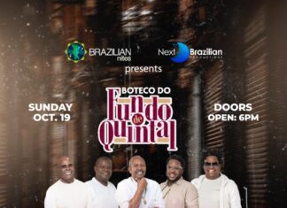 O show do Grupo Fundo de Quintal é espetacular, e torna o momento inesquecível. A Banda Ginga Brazil, terá a responsabilidade de abrir o show para eles.