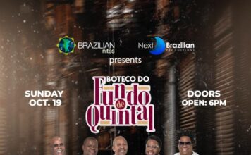 O show do Grupo Fundo de Quintal é espetacular, e torna o momento inesquecível. A Banda Ginga Brazil, terá a responsabilidade de abrir o show para eles.