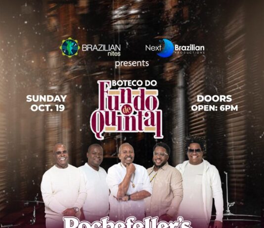 O show do Grupo Fundo de Quintal é espetacular, e torna o momento inesquecível. A Banda Ginga Brazil, terá a responsabilidade de abrir o show para eles.