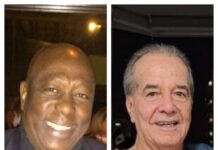 Os amigos Sergio Lima e Reginald Ramires, o “Palito”, se encontraram depois de 43 anos.
