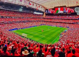 A seleção do Congo estreou no Houston Stadium, em Houston, Texas (EUA), conquistando um empate histórico por 1 a 1 contra Portugal.
