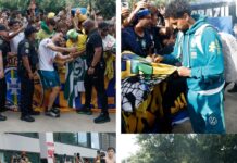 Entre Samba, Emoção e Esperança: A Chegada da Seleção Brasileira a Houston, Texas.