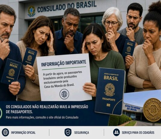 PASSAPORTES BRASILEIROS NÃO SERÃO MAIS IMPRESSOS PELOS CONSULADOS BRASILEIROS NOS EUA